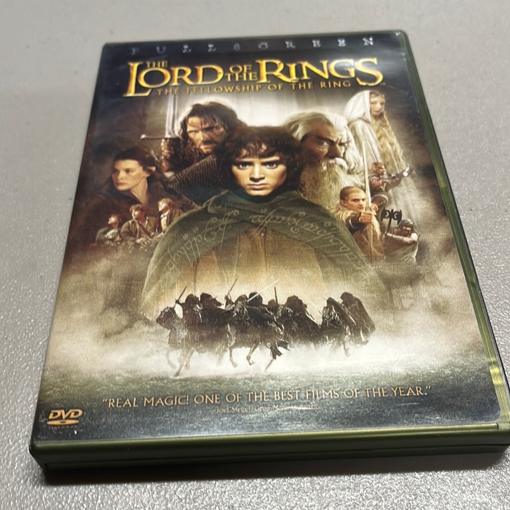 The Lord Of The Rings The Fellowship Of The Ring DVD